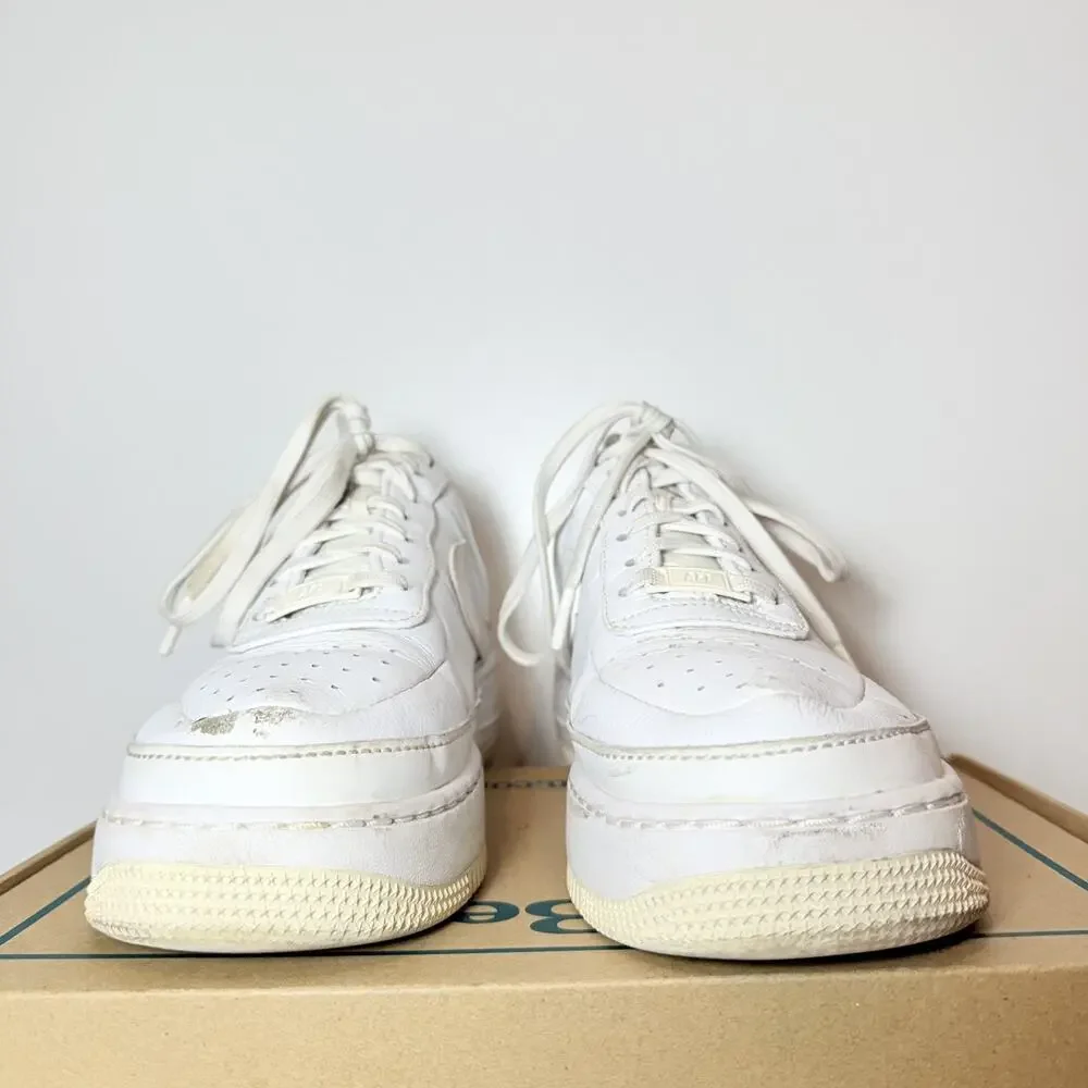 Nike Air Force 1 Jester XX Triple White Womens Shoes Size 10 AF1 Low Sneakers